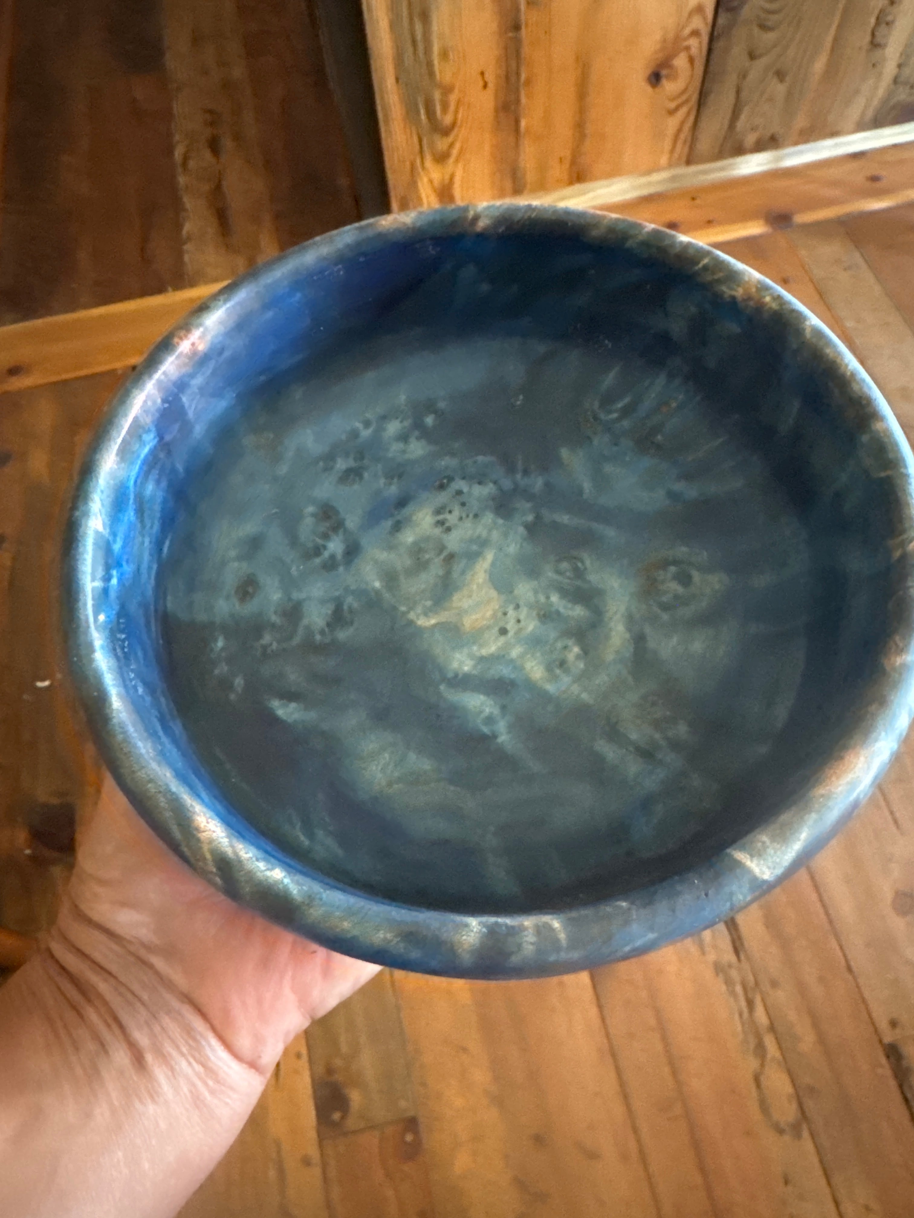 Silver Maple Nevada Blue Bowl